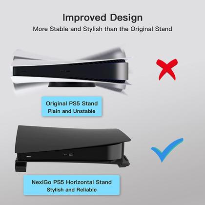Imagem de Suporte horizontal: Acessórios NexiGo PS5 para PlayStation 5