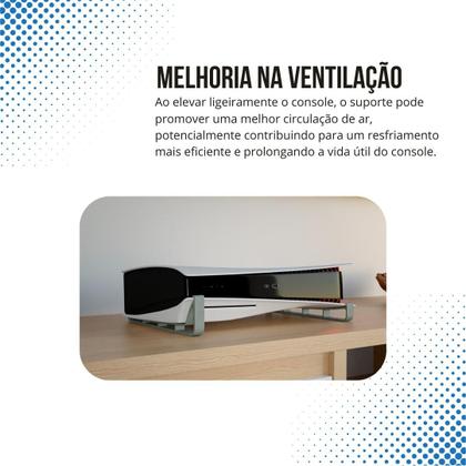 Imagem de Suporte Horizontal Para Ps5 Gamer Melhor Resfriamento Abs 3d