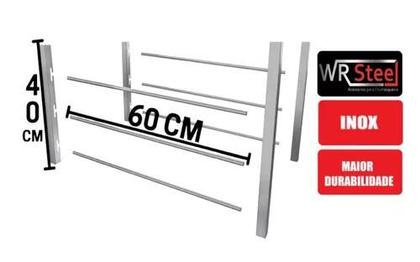 Imagem de Suporte Inox Churrasqueira 60CM