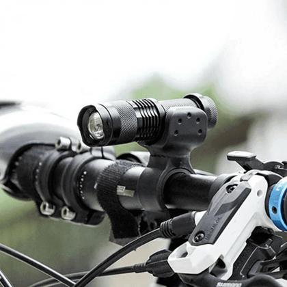 Imagem de Suporte Lanterna Para Guidão Farol Bike Ideal Para Ciclista Slf210