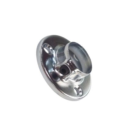 Imagem de Suporte Lateral Redondo Para Tubo Cabideiro Com Trava