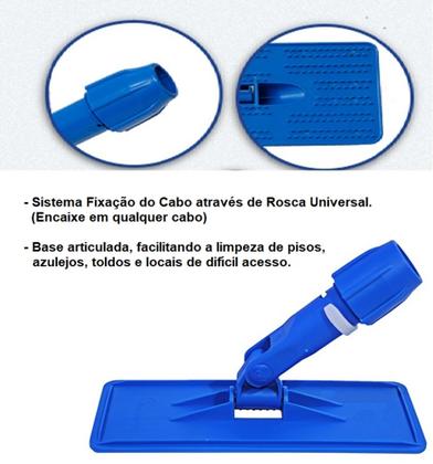 Imagem de Suporte Limpa Tudo Euro + 10 Fibras (5 Brancas + 5 Verdes)