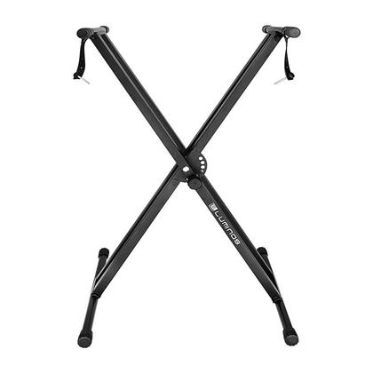 Imagem de Suporte LX-10 Luminos Em X Duplo Reforçado Com Trava De 7 Ajustes Para Teclado Musical + Nota Fiscal