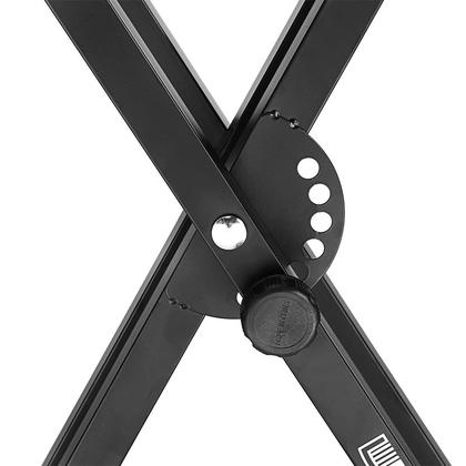 Imagem de Suporte LX-10 Luminos Em X Duplo Reforçado Com Trava De 7 Ajustes Para Teclado Musical + Nota Fiscal