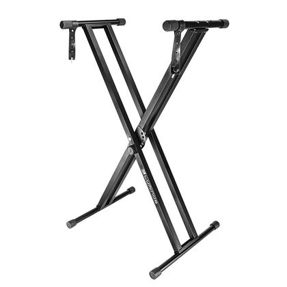 Imagem de Suporte LX-10 Luminos Em X Duplo Reforçado Com Trava De 7 Ajustes Para Teclado Musical + Nota Fiscal