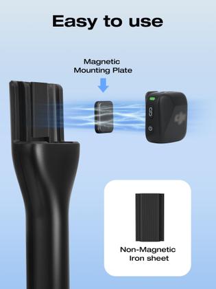 Imagem de Suporte magnético de microfone sem fio SUNMON para DJI Mic Mini