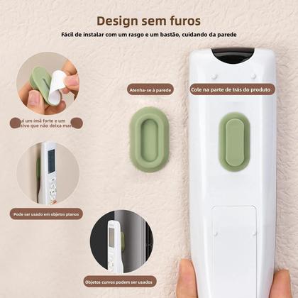 Imagem de Suporte Magnético De Parede Para Controle Remoto, Armazenamento Autoadesivo Para Controles Remotos E