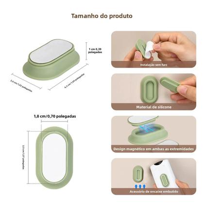 Imagem de Suporte Magnético De Parede Para Controle Remoto, Armazenamento Autoadesivo Para Controles Remotos E