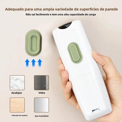 Imagem de Suporte Magnético De Parede Para Controle Remoto, Armazenamento Autoadesivo Para Controles Remotos E