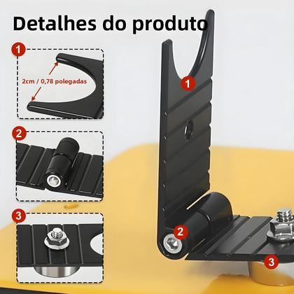 Imagem de Suporte Magnético Portátil Para Ferro De Solda NEWACALOX Simples Com Alça De Mesa