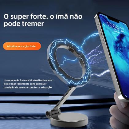 Imagem de Suporte Magnético Universal para Carro - 360° Giratório e Ajustável