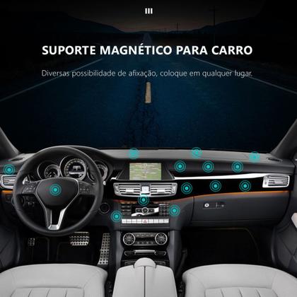 Imagem de Suporte Magnético Veicular Carro Celular Imã Universal Metal Automotivo