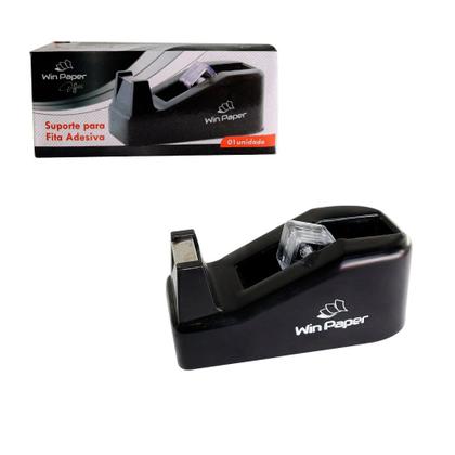 Imagem de Suporte Mesa Fita Durex Aplicador Porta Adesiva Resistente Grande