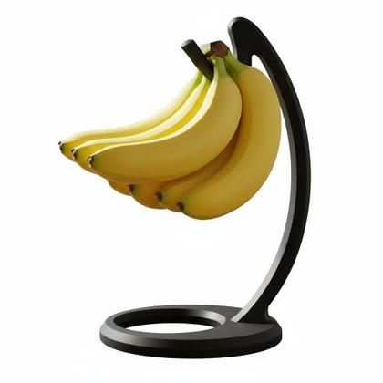 Imagem de Suporte Mesa Fruteira Forma De Gancho Para Pendurar Bananas Multiuso Frutas