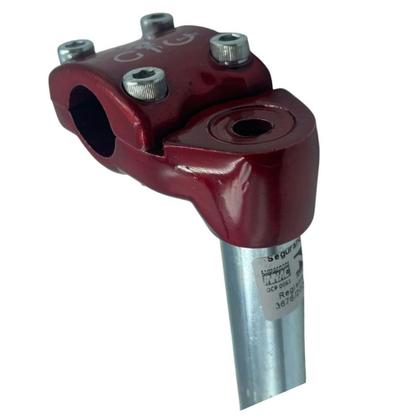 Imagem de Suporte Mesa Guidão Bmx Alumínio Mesa Bicicleta Vermelho