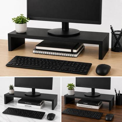 Imagem de Suporte Mesa MDF Para Monitor E Tela Lcd 40 X 20 Cm 8,5 Cm Altur