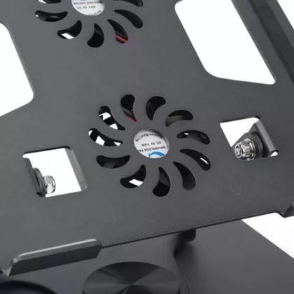 Imagem de Suporte Mesa Notebook e Refrigerador Regulável Postura 360 Com Cooler