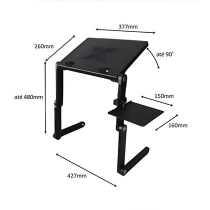 Imagem de Suporte Mesa Portátil Dobrável Para Notebook Regulável