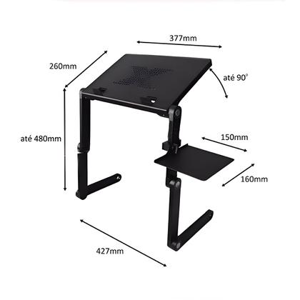 Imagem de Suporte Mesa Portátil Dobrável Para Notebook Regulável