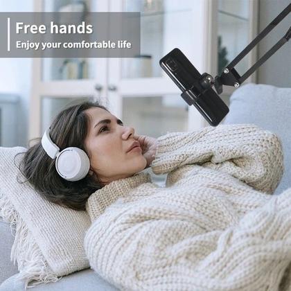 Imagem de Suporte Microfone/Celular Com Braço Articulado E Ajustado Para Mesa