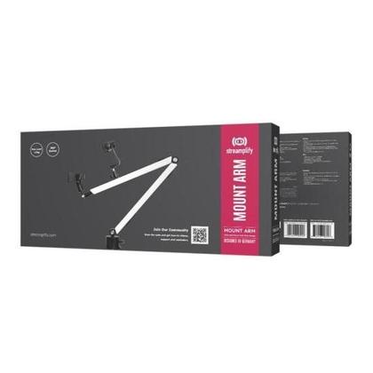 Imagem de Suporte Microfone Streamplify Mount Arm Branco 75cm