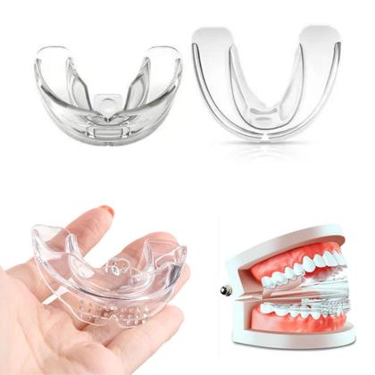 Imagem de Suporte Moldeira Dental Anti Bruxismo Protetor Bucal de Silicone