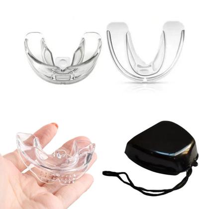 Imagem de Suporte Moldeira Dental Anti Bruxismo Protetor Bucal de Silicone