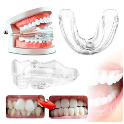 Imagem de Suporte Moldeira Dental Anti Bruxismo Protetor Bucal de Silicone