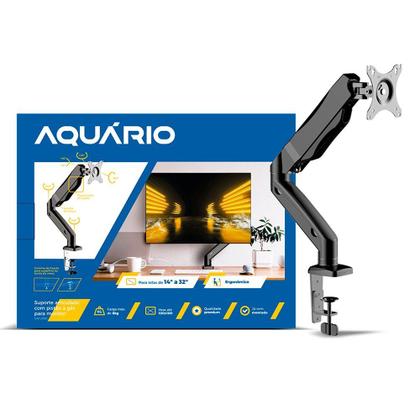 Imagem de Suporte Monitor 14 a 32 Articulado com Pistão a Gás SIM-2000