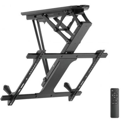 Imagem de Suporte Motorizado de Teto para TV 32” a 70” PCYES  PLMSTM01A, Ajuste Automático, Controle Remoto, Instalação Invertida