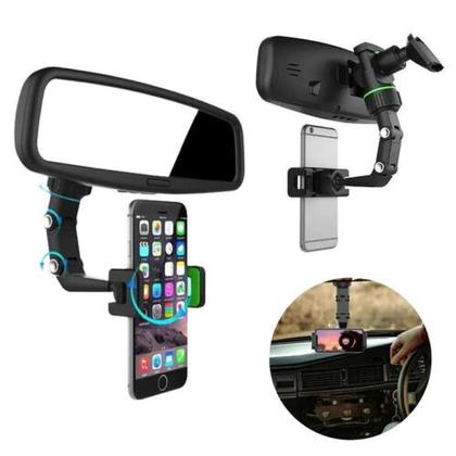 Imagem de Suporte Multifuncional Carro Espelho Retrovisor e Mesa universal GPS para Celular Automóvel