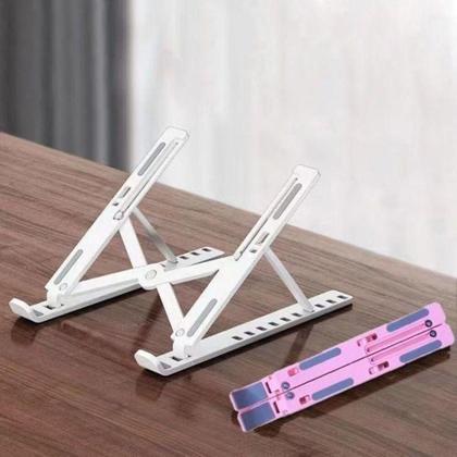 Imagem de Suporte notebook articulavel ergonomico slim tablet base dobravel portatil mesa