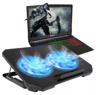 Imagem de Suporte Notebook Cooler Base Led Refrigerada Ventilação