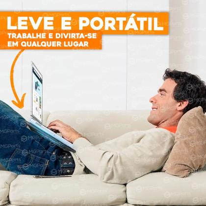 Imagem de Suporte Notebook Cooler Led Base Com Ventilação Apoio Usb Ozzix Original