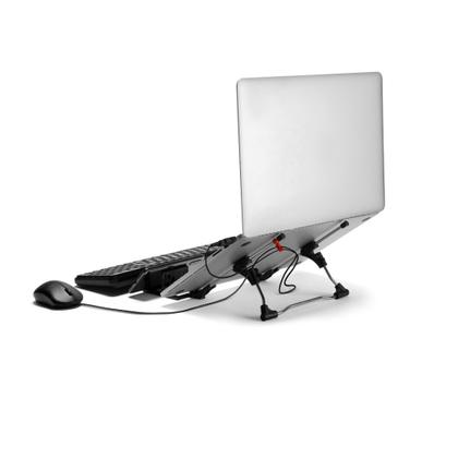 Imagem de Suporte Notebook Ergonômico Multifuncional Apoio Nr17  Suporte p/ Caneta Celular DVA G4