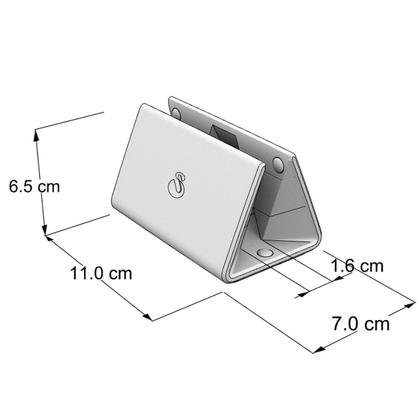 Imagem de Suporte Notebook Laptop Fechado Vertical De Mesa Fino S16x