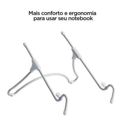 Imagem de Suporte Octoo UpTable para Notebook, Ice Silver - UP-SI