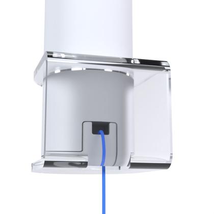 Imagem de Suporte Organizador de Parede Compatível com Roteador Modem Wi-Fi Mesh Unifi 6