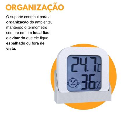 Imagem de Suporte Organizador de Parede Compatível com Termômetro Digital Ambiente Genérico