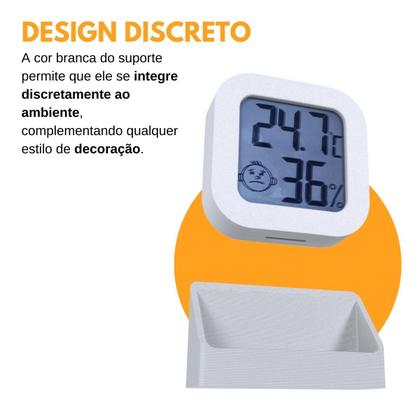 Imagem de Suporte Organizador de Parede Compatível com Termômetro Digital Ambiente Genérico