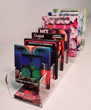 Imagem de Suporte Organizador Paletas Maquiagem Sombra em Acrilico