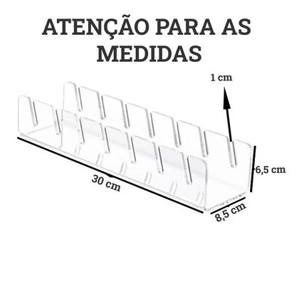 Imagem de Suporte Organizador Paletas Maquiagem Sombra em Acrilico
