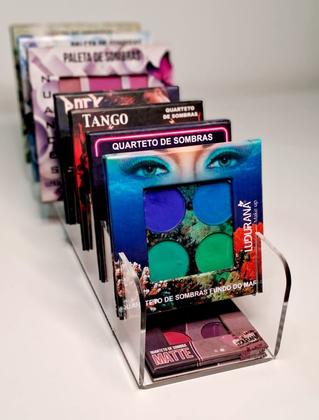 Imagem de Suporte Organizador Paletas Maquiagem Sombra em Acrilico
