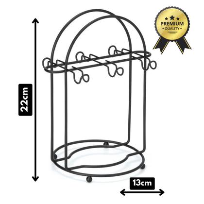 Imagem de Suporte Organizador Para Xícaras E Pires Aço Inox Cozinha