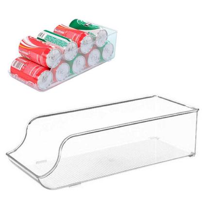 Imagem de Suporte Organizador Porta Latas Geladeira Armário Despensa