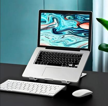 Imagem de Suporte p/ Notebook Ajustável Ergonômico Dobrável Regulável