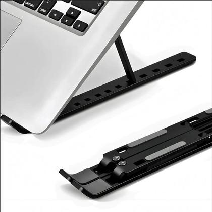 Imagem de Suporte p/ Notebook Ajustável Ergonômico Dobrável Regulável