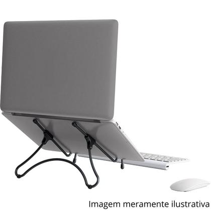 Imagem de Suporte p/ notebook up table metal preto 7925 - octoo