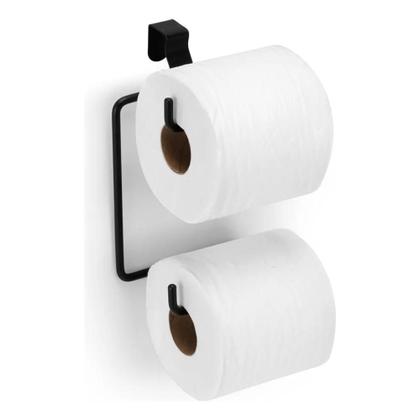 Imagem de Suporte p/ Papel Higiênico Duplo Black - Arthi