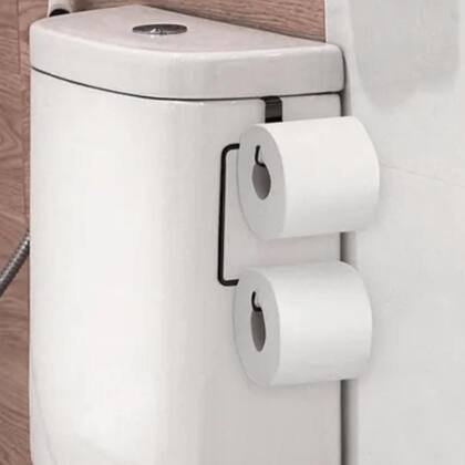 Imagem de Suporte p/ Papel Higiênico Duplo Black - Arthi